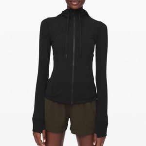 HOODED DEFINE JACKET *NULU BLACK